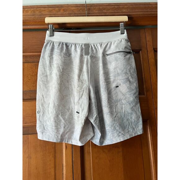 Lululemon Men's License to Train Linerless Short 7" Terrain Gradient White SZ S - Picture 11 of 11